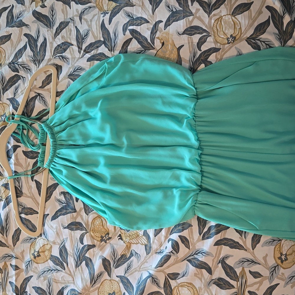 Mint green jumpsuit